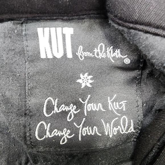 Kut from the Kloth Jeans Womens 2 Black Jennifer Ultra Skinny Low Rise Stretch - Picture 9 of 16